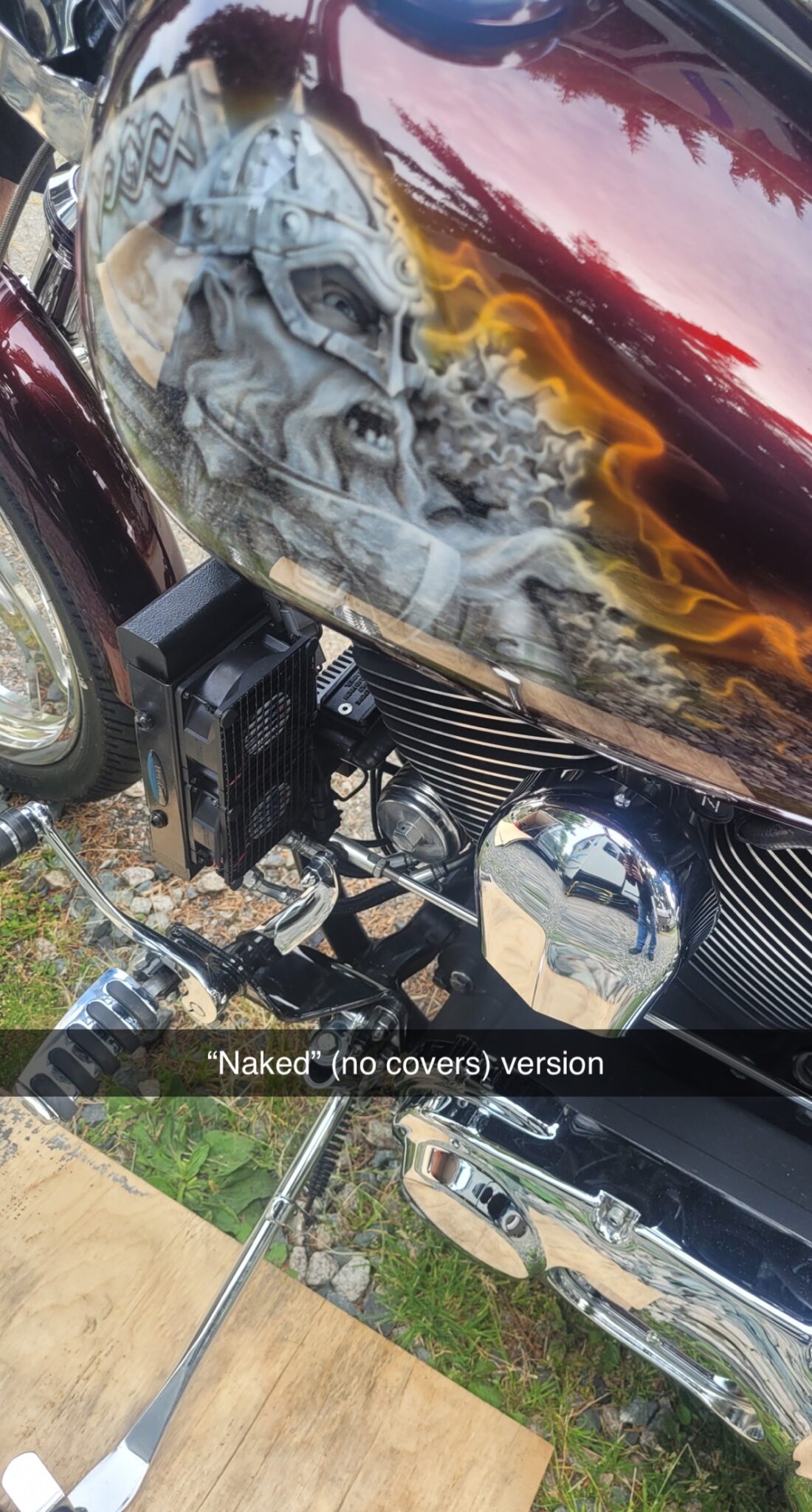 Softail Compressor Mount 3.0 UltraCool Side Mount Oil Cooler - Harley-Davidson Softail 1985-2017