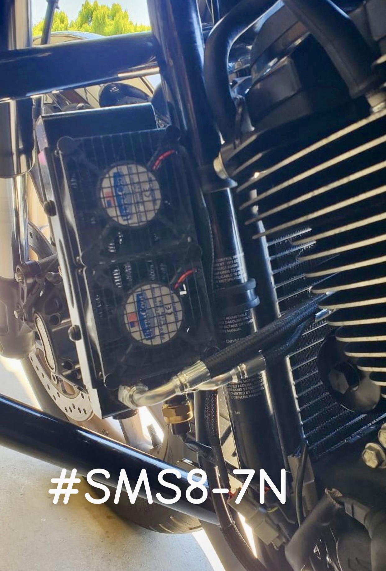 Softail Milwaukee 8 2018-2026 3.0 Dual Fan Assisted Side Mount on Down Tube - Image 4