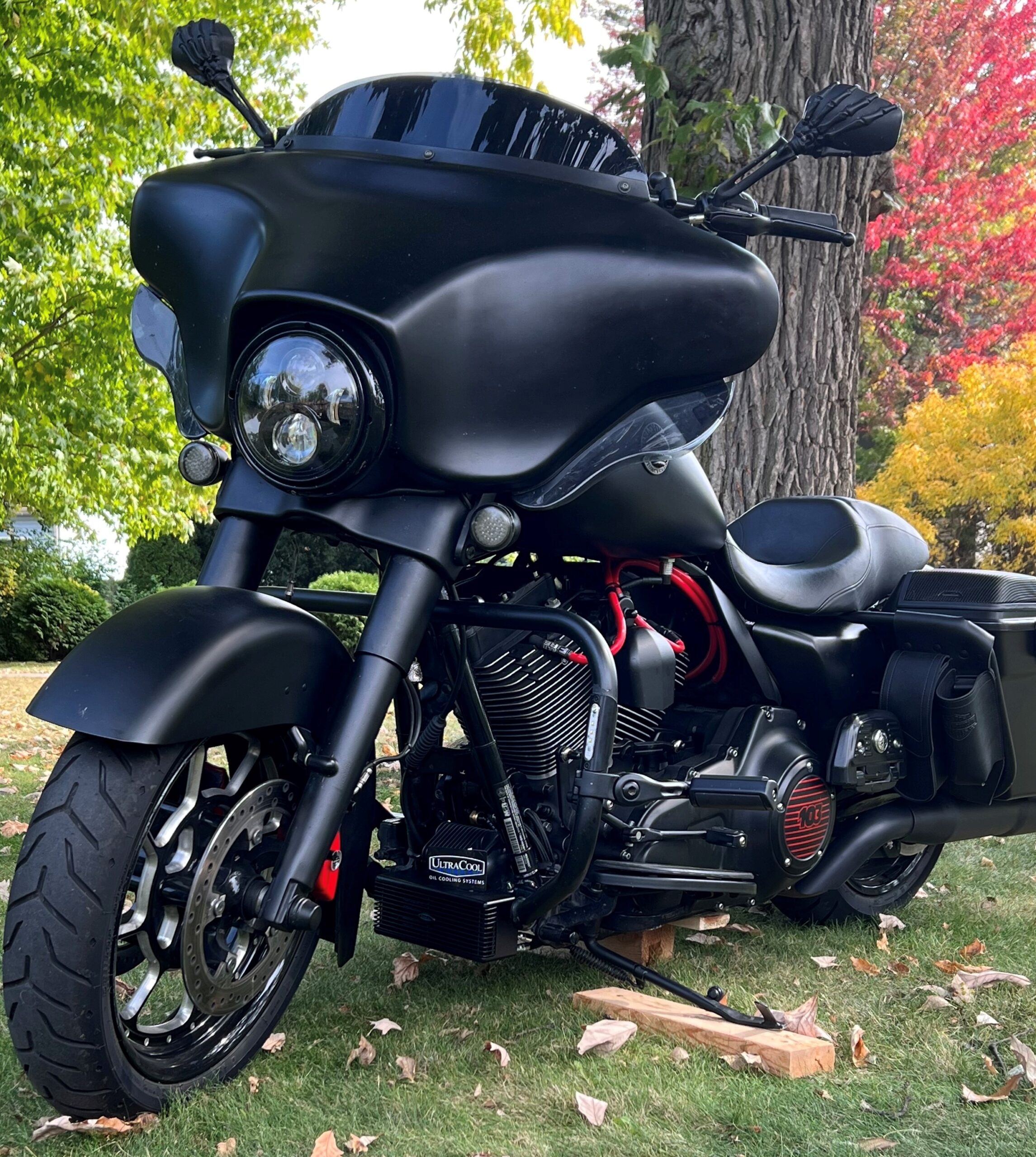 Used Harley Davidson oil cooler cover