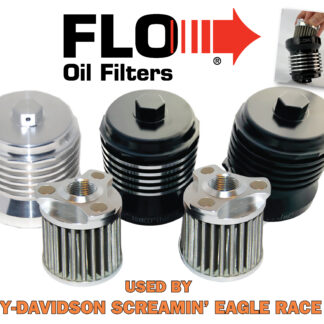 FLO Oil Filter for 1991-2026 Harley Davidson EVO, Twin Cam, & M8 Multiple Magnet Design